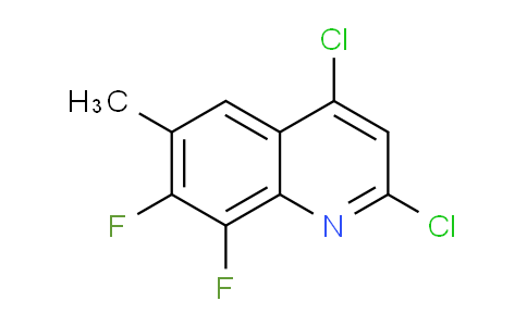 CAS No. 1422496-23-8, 2,4-Dichloro-7,8-difluoro-6-methylquinoline