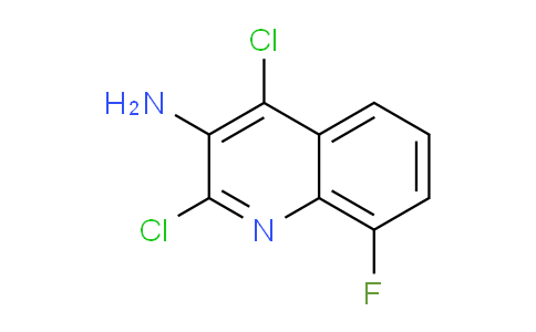 CAS No. 1447960-18-0, 2,4-Dichloro-8-fluoroquinolin-3-amine