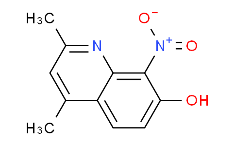 CAS No. 1378259-98-3, 2,4-Dimethyl-8-nitroquinolin-7-ol
