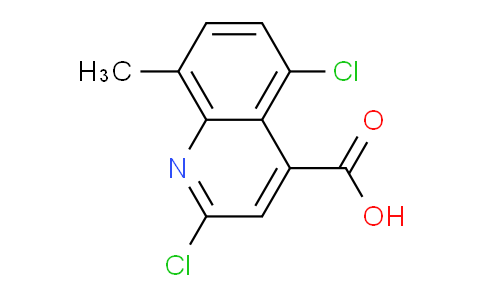CAS No. 1267302-08-8, 2,5-Dichloro-8-methylquinoline-4-carboxylic acid