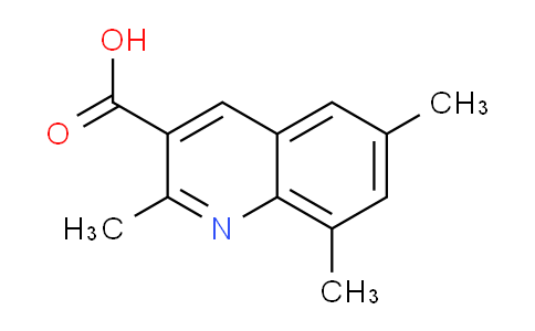 CAS No. 876721-02-7, 2,6,8-Trimethylquinoline-3-carboxylic acid