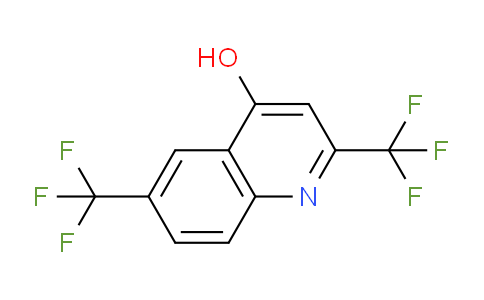 CAS No. 35877-04-4, 2,6-Bis(trifluoromethyl)quinolin-4-ol