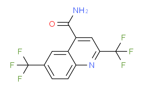 CAS No. 1185292-83-4, 2,6-Bis(trifluoromethyl)quinoline-4-carboxamide