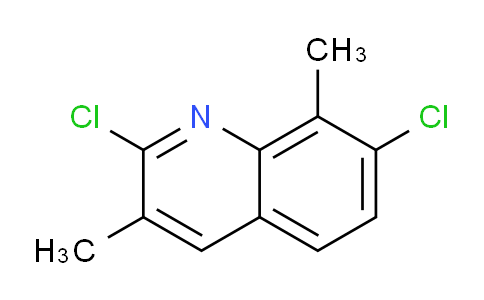 CAS No. 108097-00-3, 2,7-Dichloro-3,8-dimethylquinoline