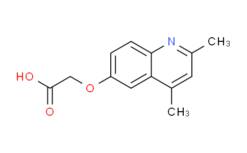 CAS No. 1378255-32-3, 2-((2,4-Dimethylquinolin-6-yl)oxy)acetic acid