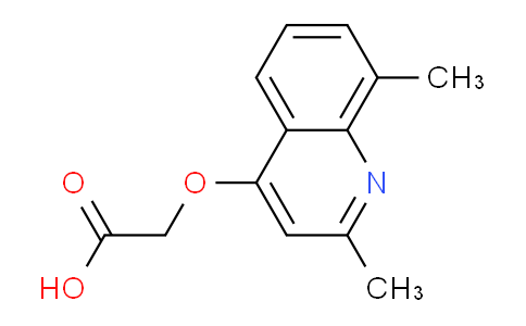 CAS No. 123452-95-9, 2-((2,8-Dimethylquinolin-4-yl)oxy)acetic acid