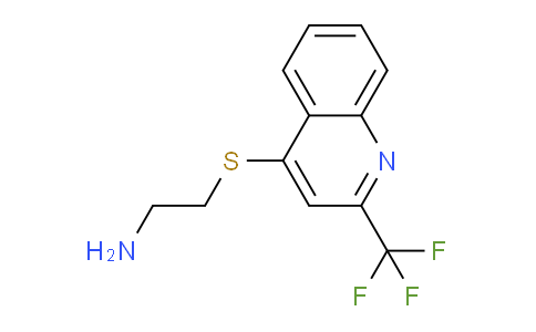 CAS No. 175203-50-6, 2-((2-(Trifluoromethyl)quinolin-4-yl)thio)ethanamine