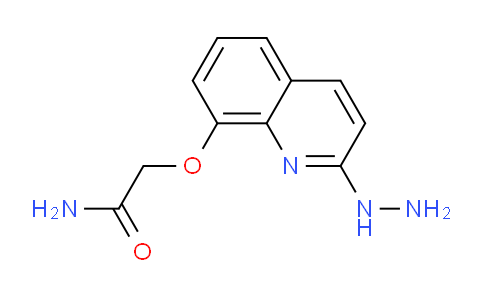 CAS No. 1225871-07-7, 2-((2-Hydrazinylquinolin-8-yl)oxy)acetamide