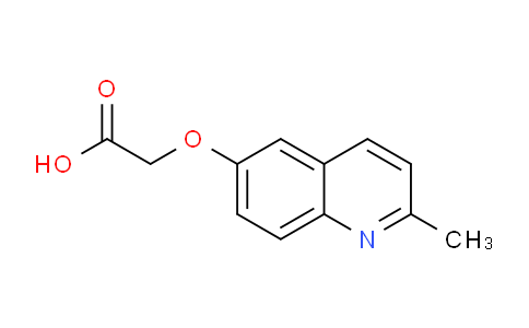 CAS No. 1378255-17-4, 2-((2-Methylquinolin-6-yl)oxy)acetic acid