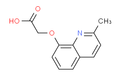 CAS No. 5180-87-0, 2-((2-Methylquinolin-8-yl)oxy)acetic acid