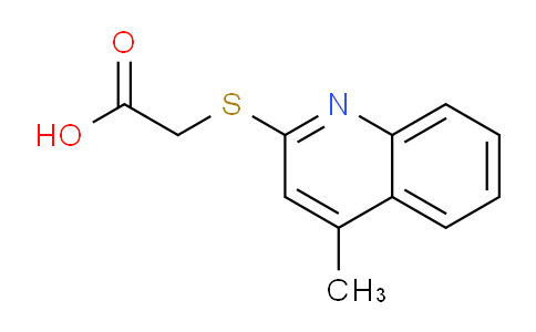 CAS No. 17880-62-5, 2-((4-Methylquinolin-2-yl)thio)acetic acid