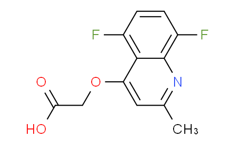 CAS No. 1315346-53-2, 2-((5,8-Difluoro-2-methylquinolin-4-yl)oxy)acetic acid
