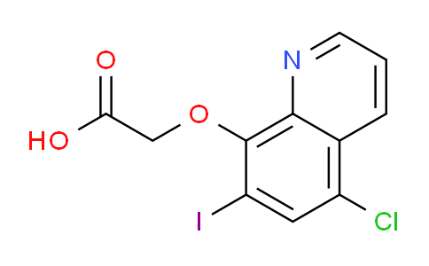 CAS No. 730949-78-7, 2-((5-Chloro-7-iodoquinolin-8-yl)oxy)acetic acid