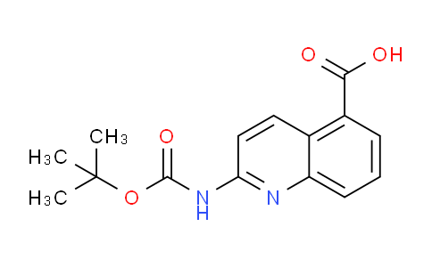 CAS No. 1414958-35-2, 2-((tert-Butoxycarbonyl)amino)quinoline-5-carboxylic acid