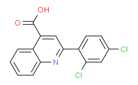 CAS No. 174636-93-2, 2-(2,4-Dichlorophenyl)quinoline-4-carboxylic acid