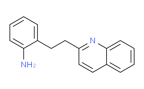 CAS No. 190437-55-9, 2-(2-(Quinolin-2-yl)ethyl)aniline