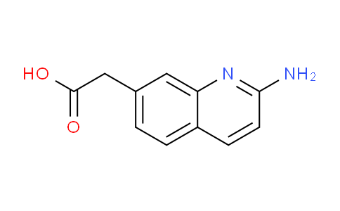 CAS No. 1146298-72-7, 2-(2-Aminoquinolin-7-yl)acetic acid