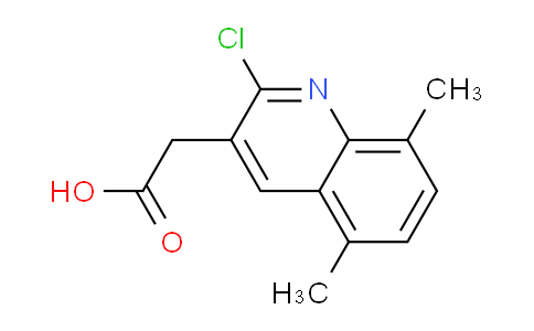 CAS No. 1707584-44-8, 2-(2-Chloro-5,8-dimethylquinolin-3-yl)acetic acid