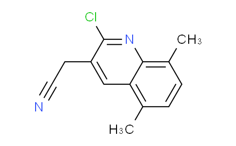 CAS No. 1017355-86-0, 2-(2-Chloro-5,8-dimethylquinolin-3-yl)acetonitrile
