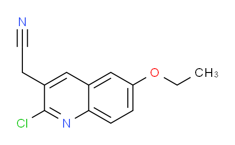 CAS No. 1017329-78-0, 2-(2-Chloro-6-ethoxyquinolin-3-yl)acetonitrile
