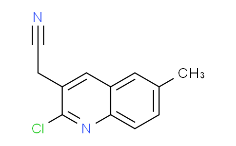 CAS No. 1017191-73-9, 2-(2-Chloro-6-methylquinolin-3-yl)acetonitrile
