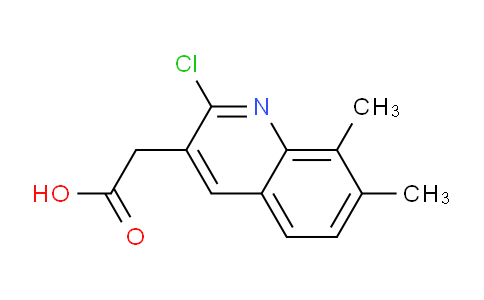CAS No. 1707567-27-8, 2-(2-Chloro-7,8-dimethylquinolin-3-yl)acetic acid
