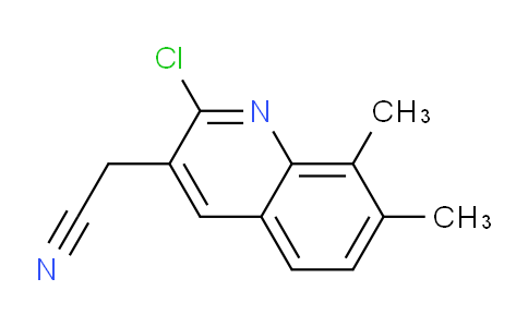 CAS No. 1017192-01-6, 2-(2-Chloro-7,8-dimethylquinolin-3-yl)acetonitrile