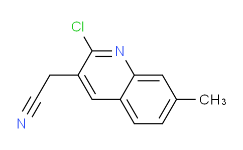 CAS No. 1017355-83-7, 2-(2-Chloro-7-methylquinolin-3-yl)acetonitrile