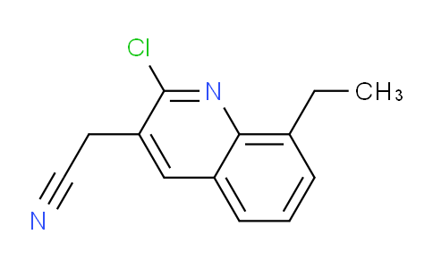 CAS No. 1017329-86-0, 2-(2-Chloro-8-ethylquinolin-3-yl)acetonitrile