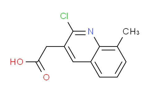 CAS No. 1710344-22-1, 2-(2-Chloro-8-methylquinolin-3-yl)acetic acid