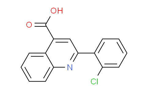 CAS No. 20389-09-7, 2-(2-Chlorophenyl)quinoline-4-carboxylic acid