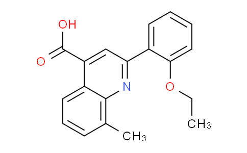CAS No. 897566-11-9, 2-(2-Ethoxyphenyl)-8-methylquinoline-4-carboxylic acid