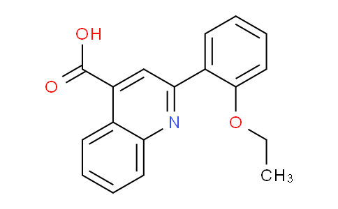 CAS No. 351158-31-1, 2-(2-Ethoxyphenyl)quinoline-4-carboxylic acid