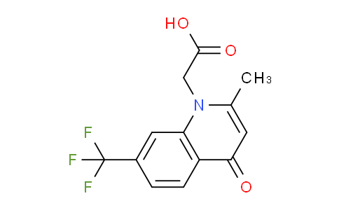 CAS No. 1209235-45-9, 2-(2-Methyl-4-oxo-7-(trifluoromethyl)quinolin-1(4H)-yl)acetic acid