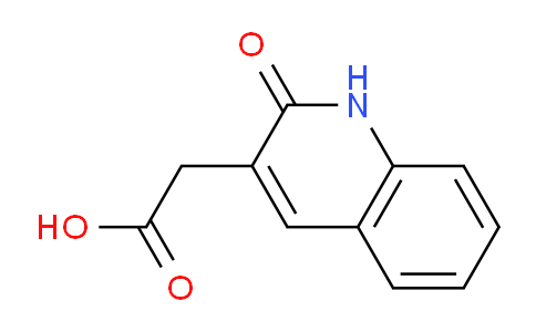 CAS No. 53244-92-1, 2-(2-Oxo-1,2-dihydroquinolin-3-yl)acetic acid