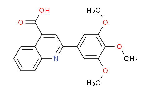 CAS No. 302575-69-5, 2-(3,4,5-Trimethoxyphenyl)quinoline-4-carboxylic acid