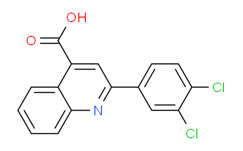 CAS No. 148887-61-0, 2-(3,4-Dichlorophenyl)quinoline-4-carboxylic acid