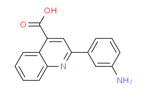 CAS No. 78660-91-0, 2-(3-Aminophenyl)quinoline-4-carboxylic acid