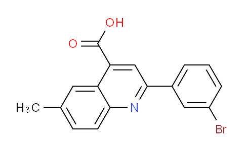 725687-88-7 | 2-(3-Bromophenyl)-6-methylquinoline-4-carboxylic acid