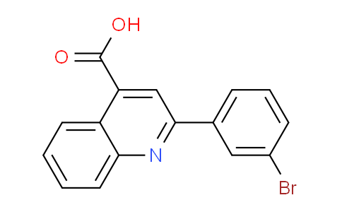 CAS No. 298230-83-8, 2-(3-Bromophenyl)quinoline-4-carboxylic acid