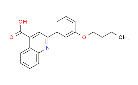 CAS No. 350997-43-2, 2-(3-Butoxyphenyl)quinoline-4-carboxylic acid
