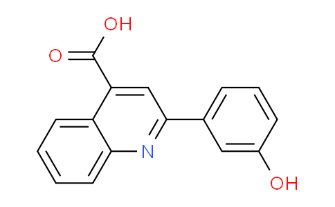 CAS No. 32366-58-8, 2-(3-Hydroxyphenyl)quinoline-4-carboxylic acid