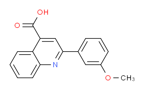 CAS No. 159782-19-1, 2-(3-Methoxyphenyl)quinoline-4-carboxylic acid
