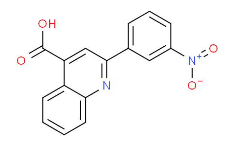 CAS No. 70097-12-0, 2-(3-Nitrophenyl)quinoline-4-carboxylic acid