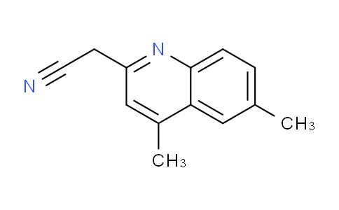 CAS No. 1437433-77-6, 2-(4,6-Dimethylquinolin-2-yl)acetonitrile