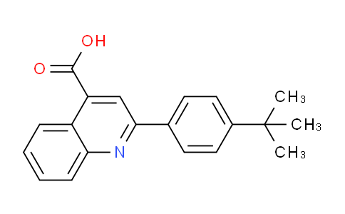 CAS No. 181048-48-6, 2-(4-(tert-Butyl)phenyl)quinoline-4-carboxylic acid
