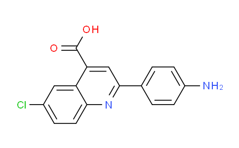 CAS No. 590357-66-7, 2-(4-Aminophenyl)-6-chloroquinoline-4-carboxylic acid