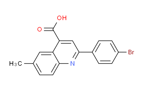 CAS No. 351332-55-3, 2-(4-Bromophenyl)-6-methylquinoline-4-carboxylic acid