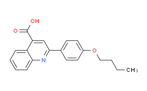CAS No. 51842-70-7, 2-(4-Butoxyphenyl)quinoline-4-carboxylic acid