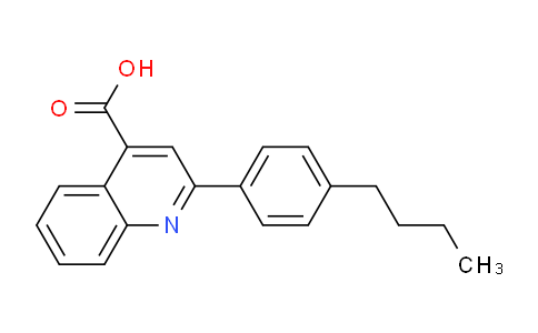 CAS No. 183670-22-6, 2-(4-Butylphenyl)quinoline-4-carboxylic acid